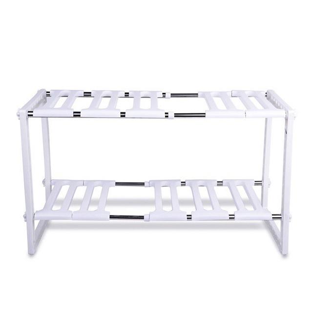 Kệ để đồ nhà bếp , Kệ gầm bếp 2 tầng đa năng tiện dụng tiết kiệm không gian nhà bếp