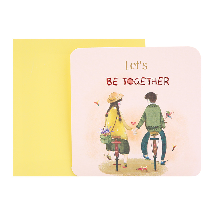 Thiệp tình yêu Let's be together