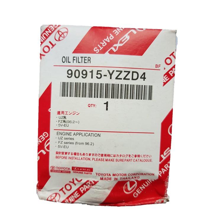 Bộ 2 chiếc lọc nhớt Toyota Innova, Fortuner, Hilux, Land Cruiser - 090 YZZD4