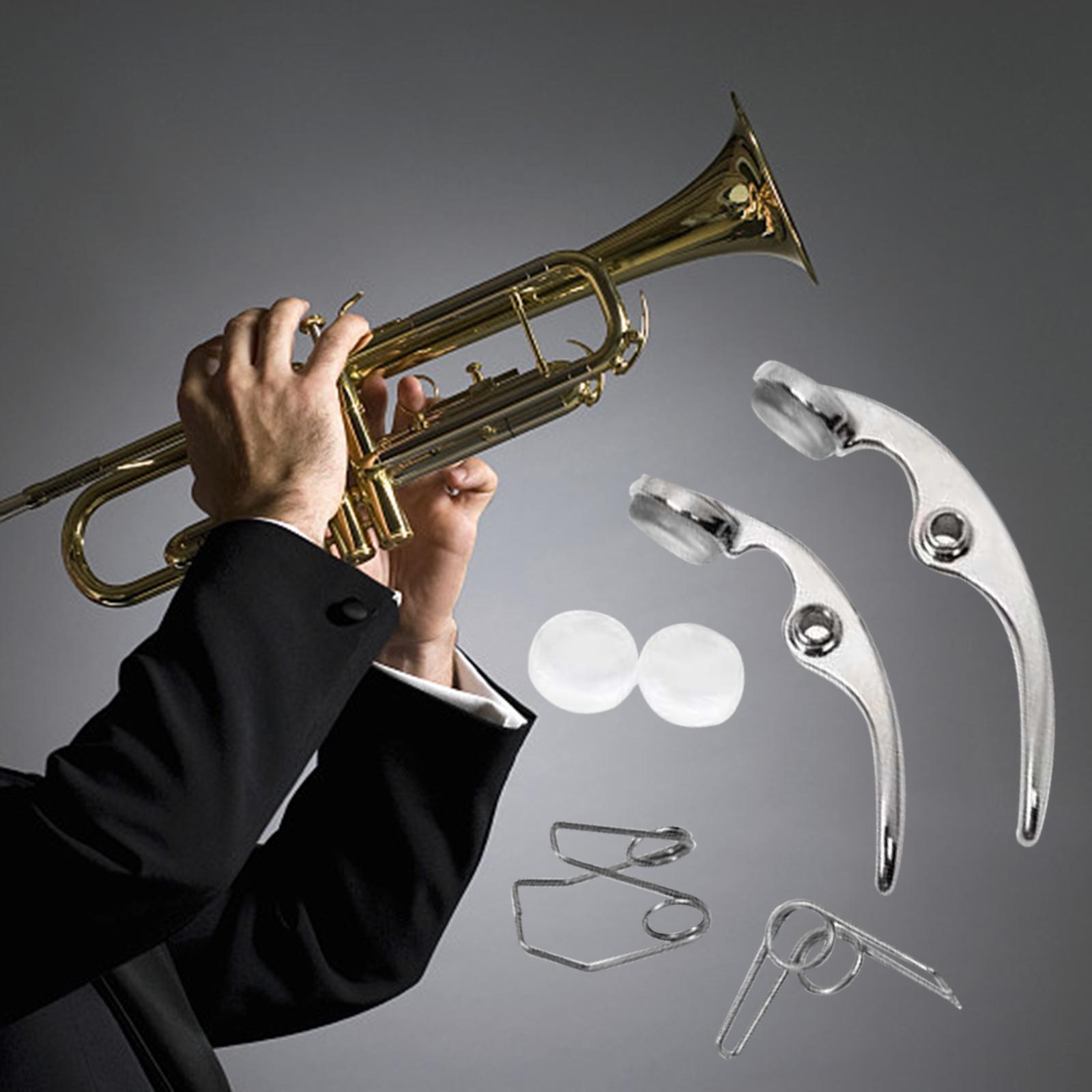 Trumpet Water Value Value with Springs Screws Accessories Repair Tool for Trombone Trumpet