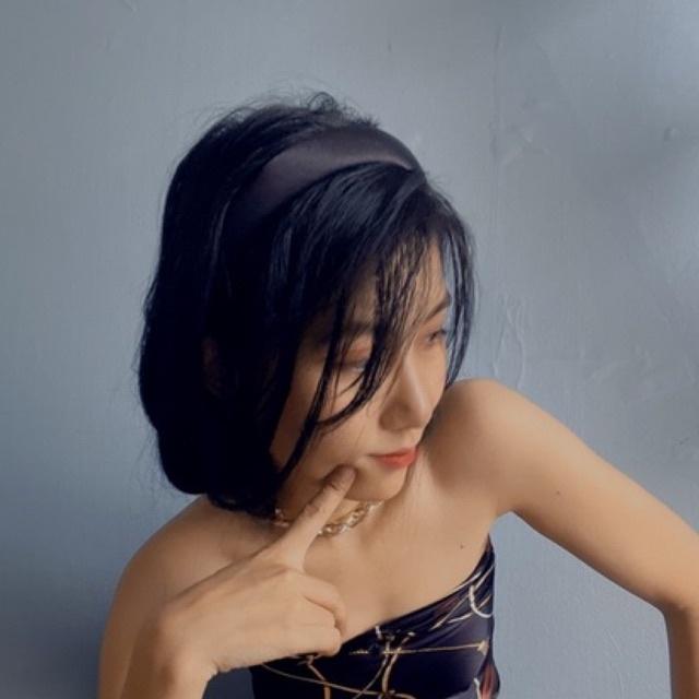 Mấn tóc trơn xinh - Cài tóc trơn mặc áo dài - Maben