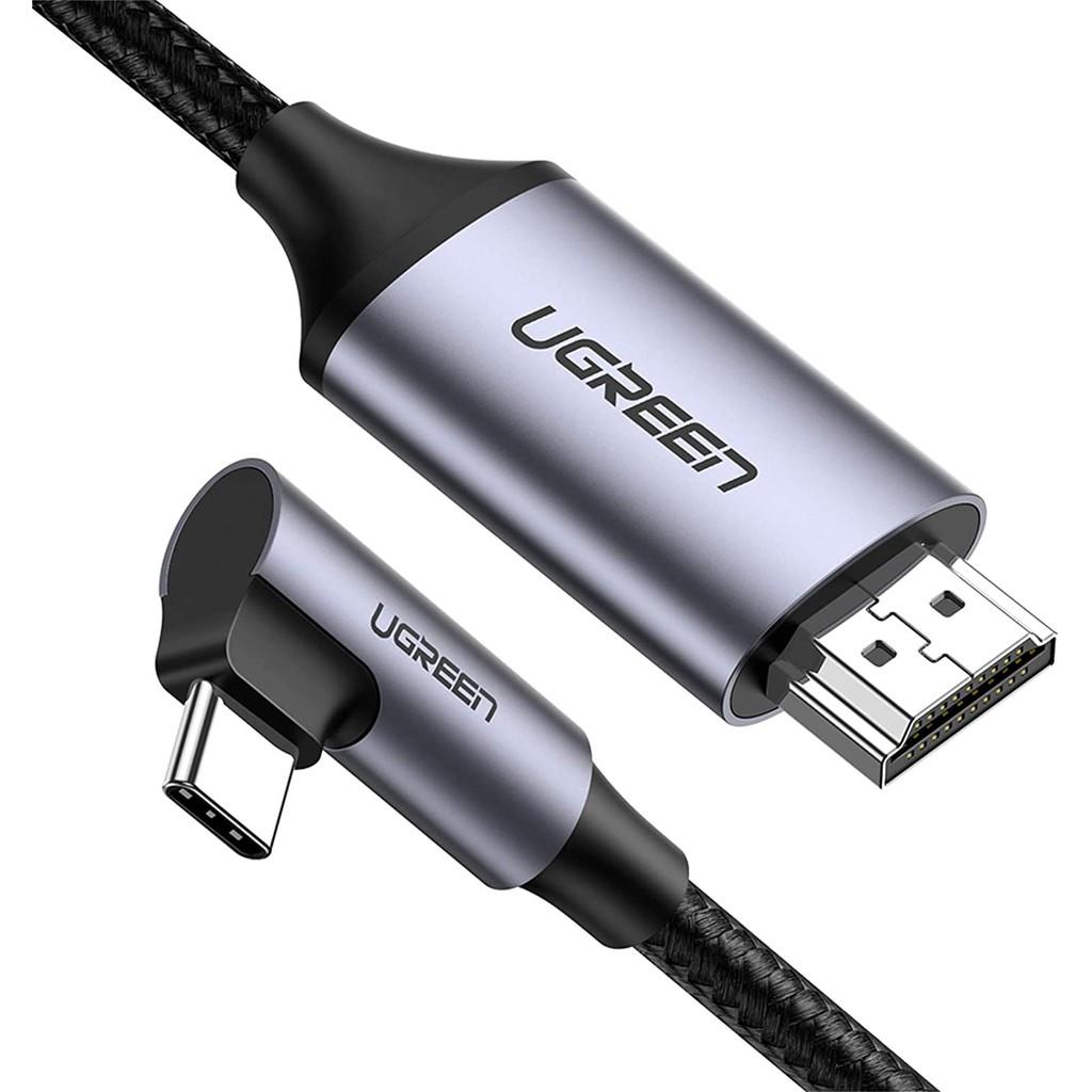 Cáp chuyển USB C sang HDMI dài 1,5-2m cao cấp hỗ trợ 4K 2K UGREEN MM142 50570 MM141 50530 - Hàng Chính Hãng