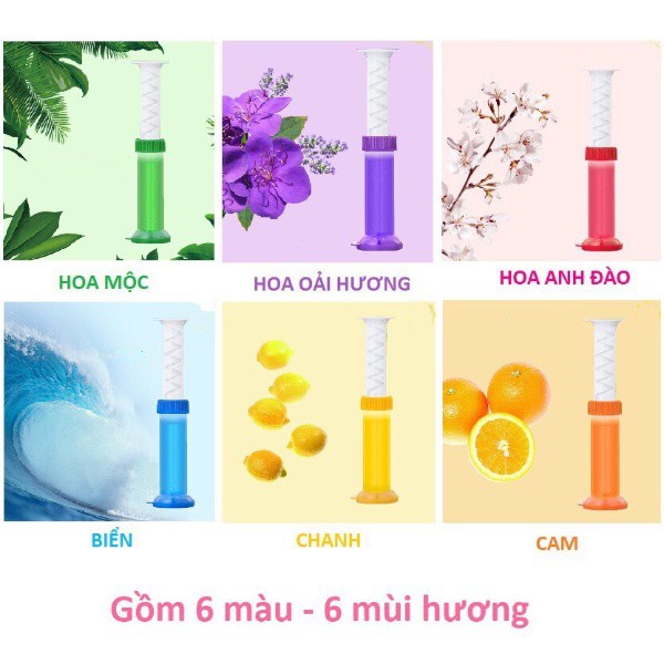 Gel thơm khử mùi diệt khuẩn bồn cầu hình hoa - Henrysa