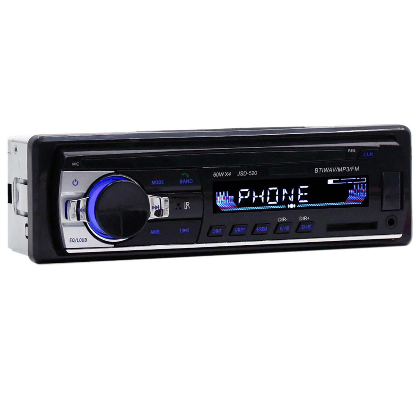 Car Audio MP3 Player JSD-520 Bluetooth FM AUX Receiver