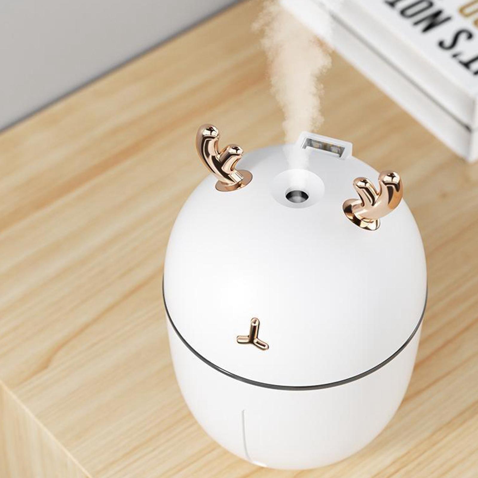220ML Ultrasonic Air Humidifier Aroma Essential Oil Diffuser for Home White