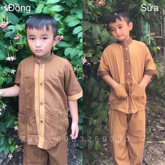 Đồ Lam Đi Chùa Cho Bé # Lãnh Tụ Phối