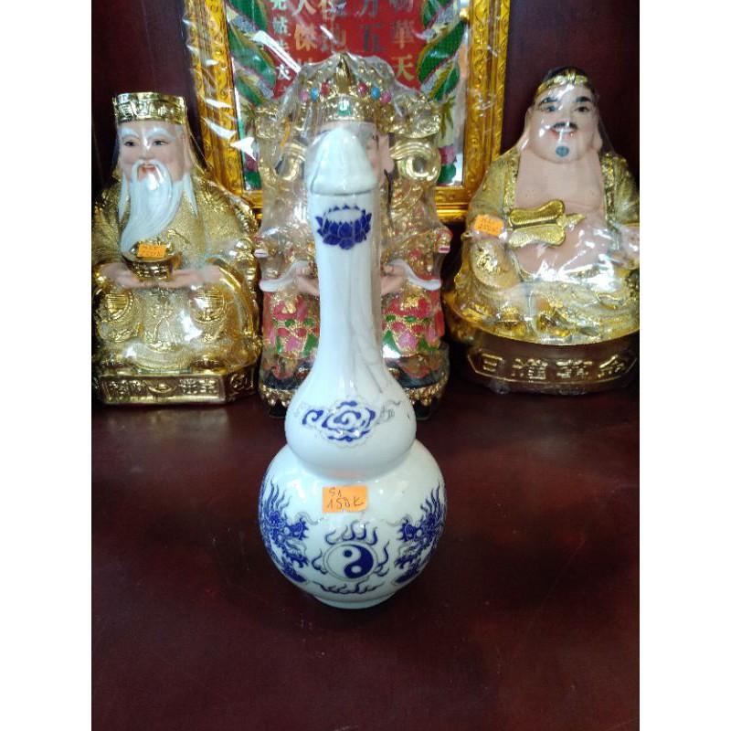 Bộ đồ thờ ban thần tài mem xanh ánh kim