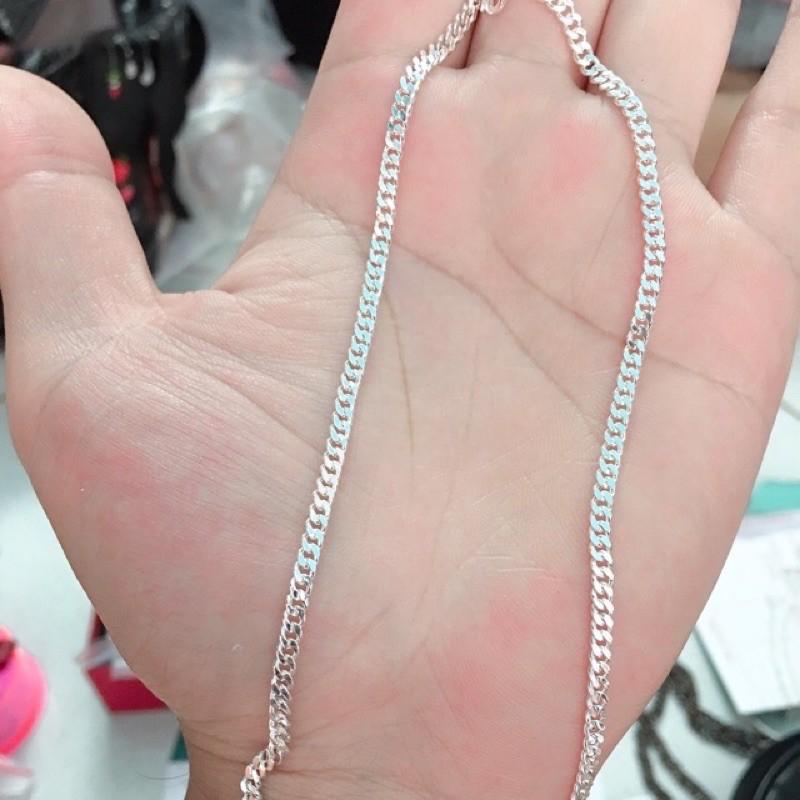 Dây chuyền họng phay bạc chuẩn bạc ta dành cho bé yêu