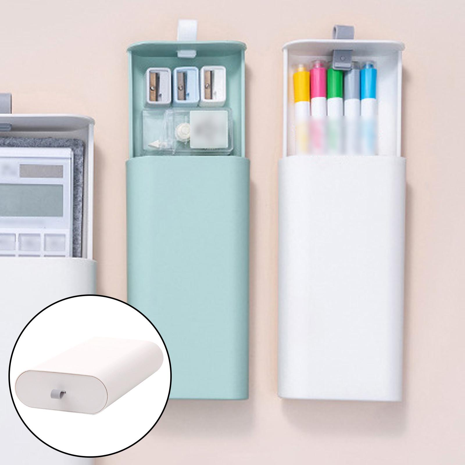 2x Hiding Under Desk Drawer Organizer Drawer Tray Storage Home