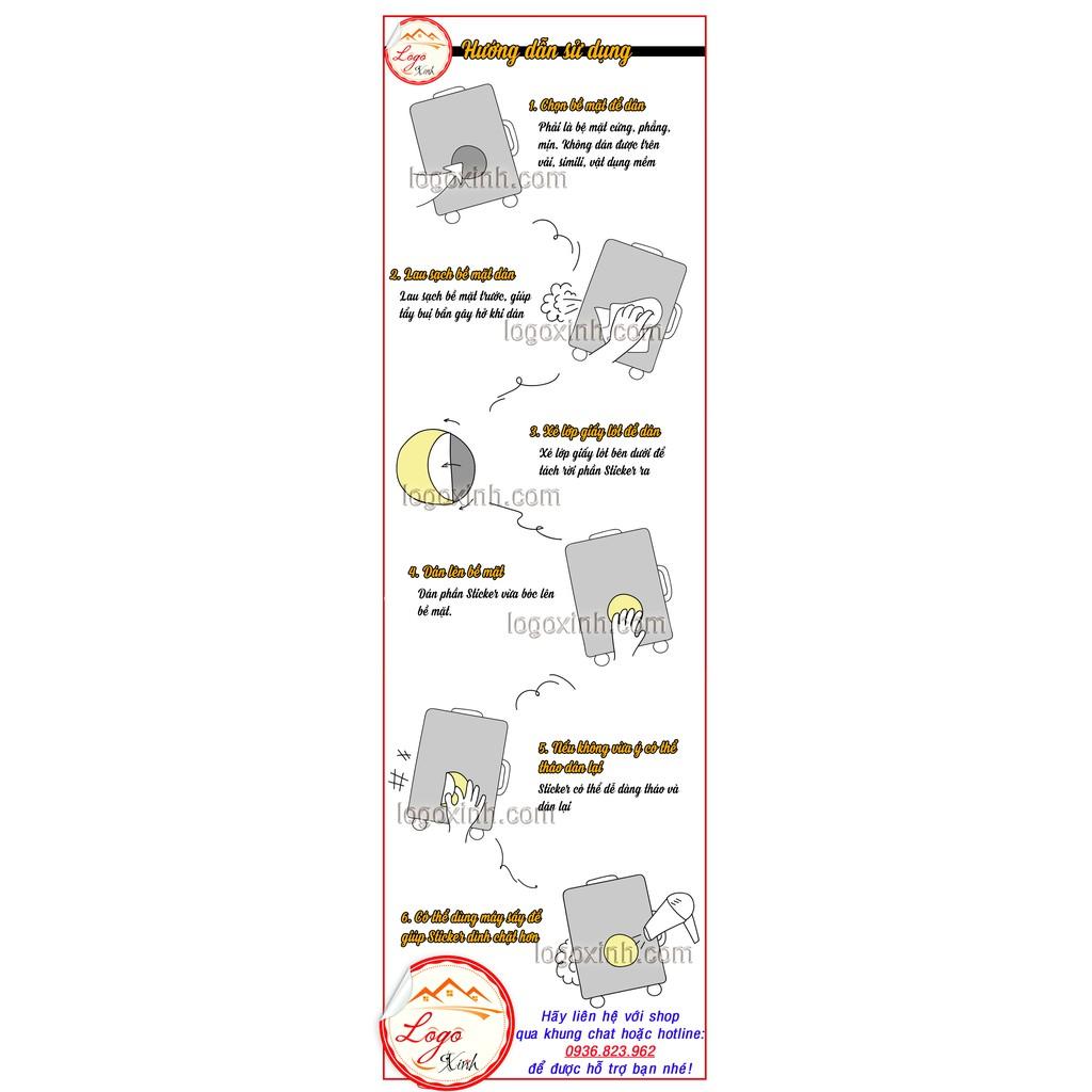 BỘ 2 LOGO STICKER DÁN TEM ĐẨY NGANG TRƯỢT NGANG DÁN CỬA LÙA, CỬA ĐẨY, CỬA KÉO