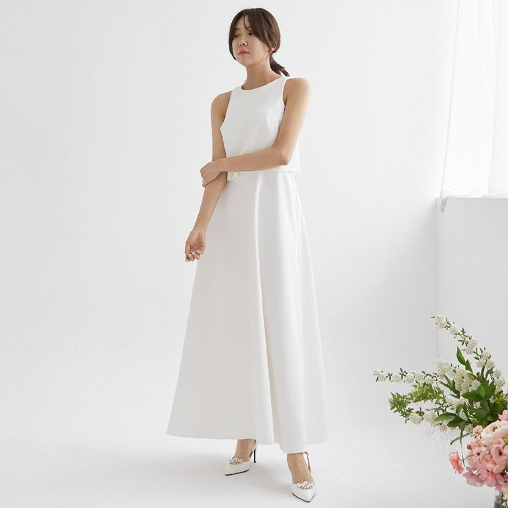 Giày cao gót, giày cưới cô dâu gót nhọn da lì đính đá màu trắng cao cấp - GCCD018