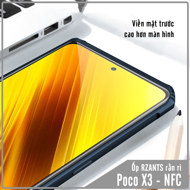 Ốp lưng cho Xiaomi Poco X3 NFC rằn ri trong