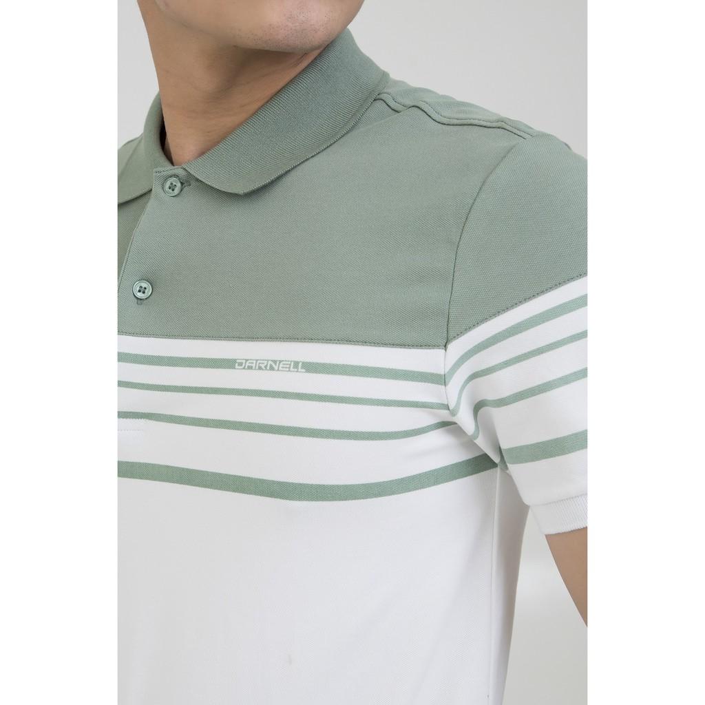 Áo thun polo nam cao cấp phối màu chất cotton mềm mịn thấm hút mồ hôi chính hãng DARNELL DN13-D3