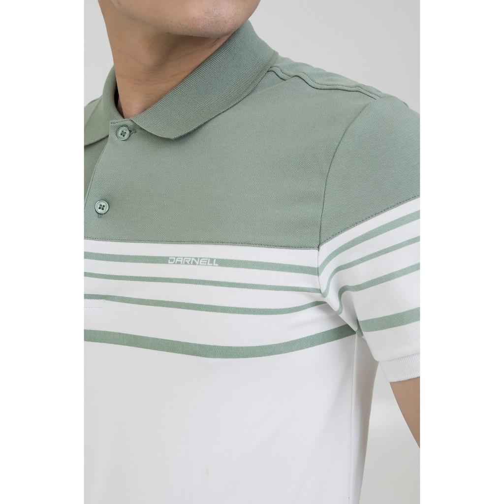 Áo thun polo nam cao cấp phối màu chất cotton mềm mịn thấm hút mồ hôi chính hãng DARNELL DN13-D3