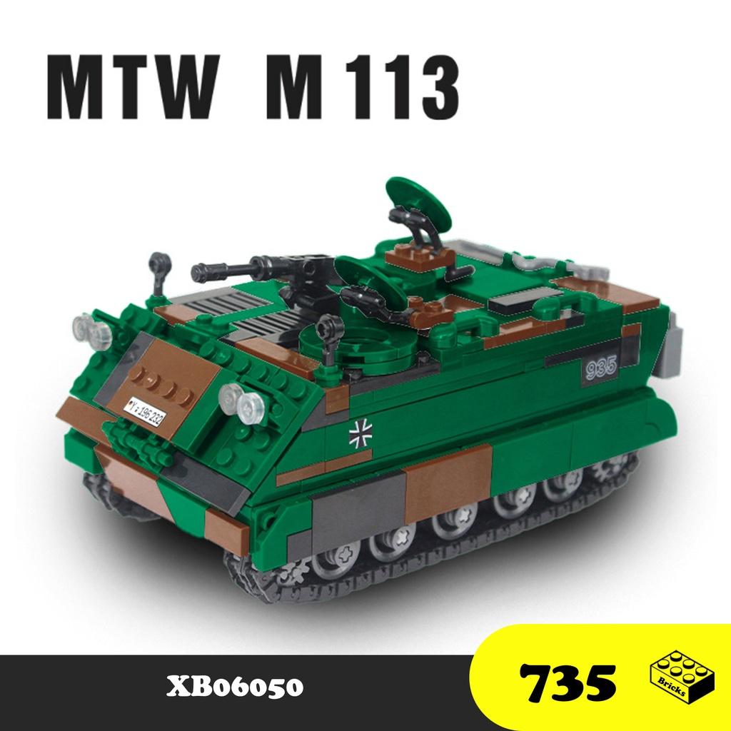 Đồ chơi Lắp ráp Xe Tăng Đức MTW M113 - Xingbao XB06050 German Tank - Xếp hình thông minh - Mô hình trí tuệ