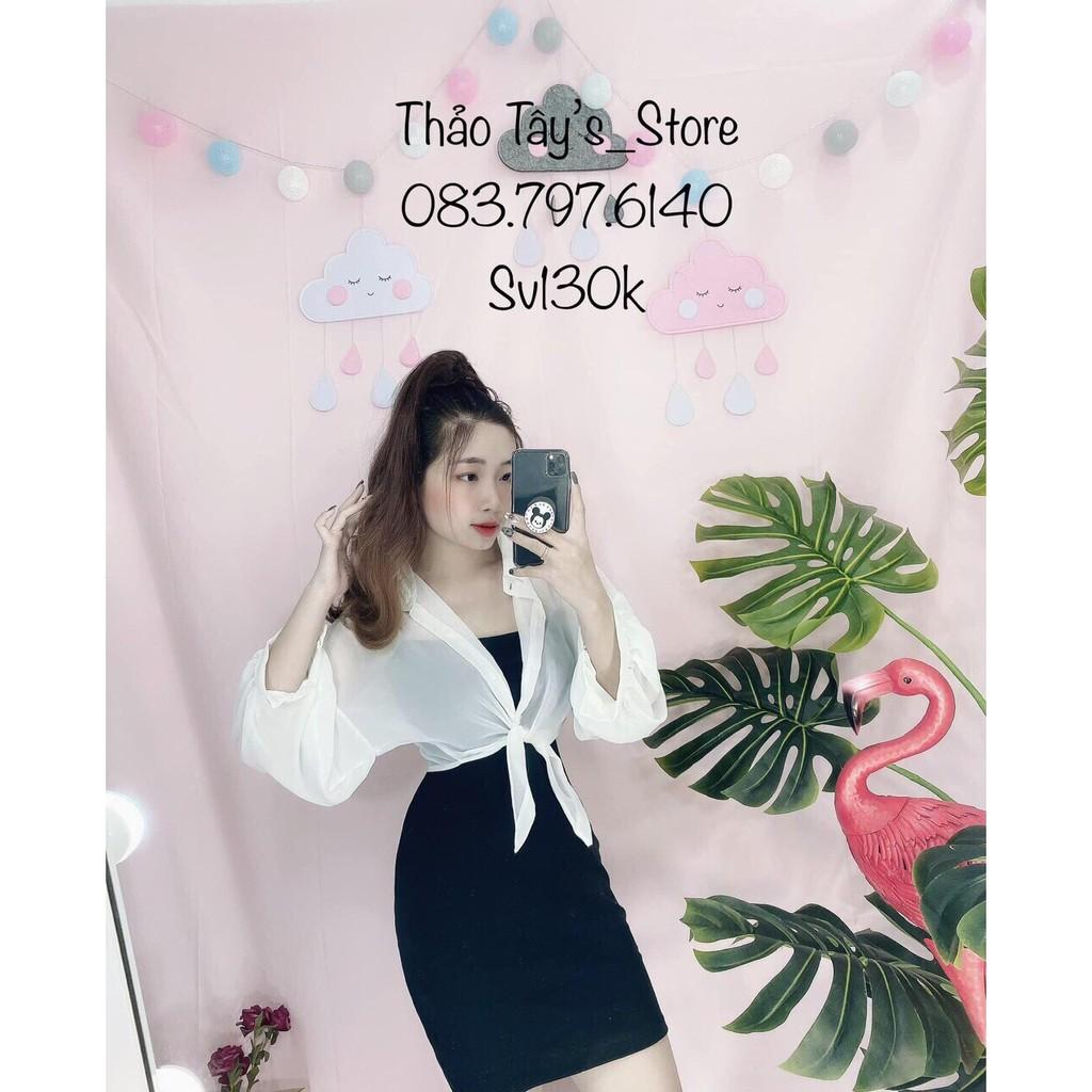 Set đầm body nữ kèm áo siêu xinh
