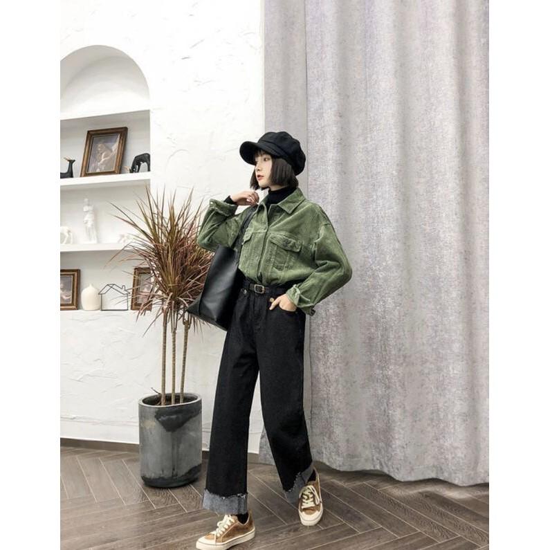 Quần Jeans Cap Cao Sắn Gấu_J4