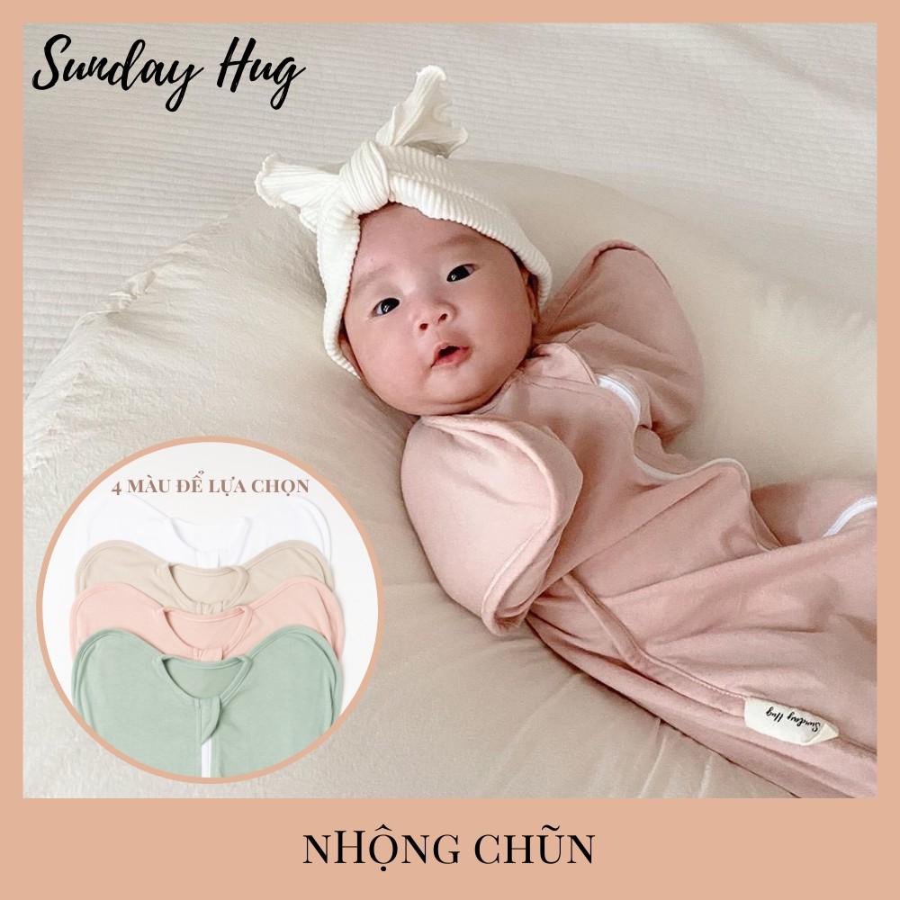 Nhộng chũn/Nhộng lưới Sunday Hug CAO CẤP giảm giật mình, giúp bé ngủ ngon, ít quấy khóc