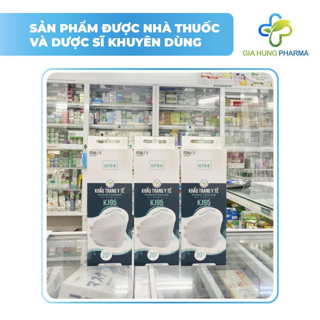 Khẩu Trang Y Tế 4 Lớp Hàn Quốc KJ95 KJVINA Chống Bụi Mịn - 2 Túi 10 Cái