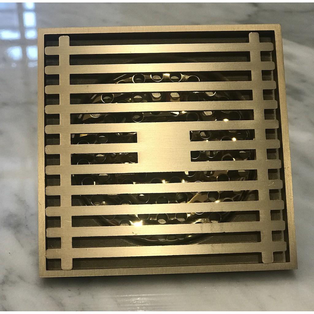 Phễu thoát sàn bằng đồng cổ điển - HL50120