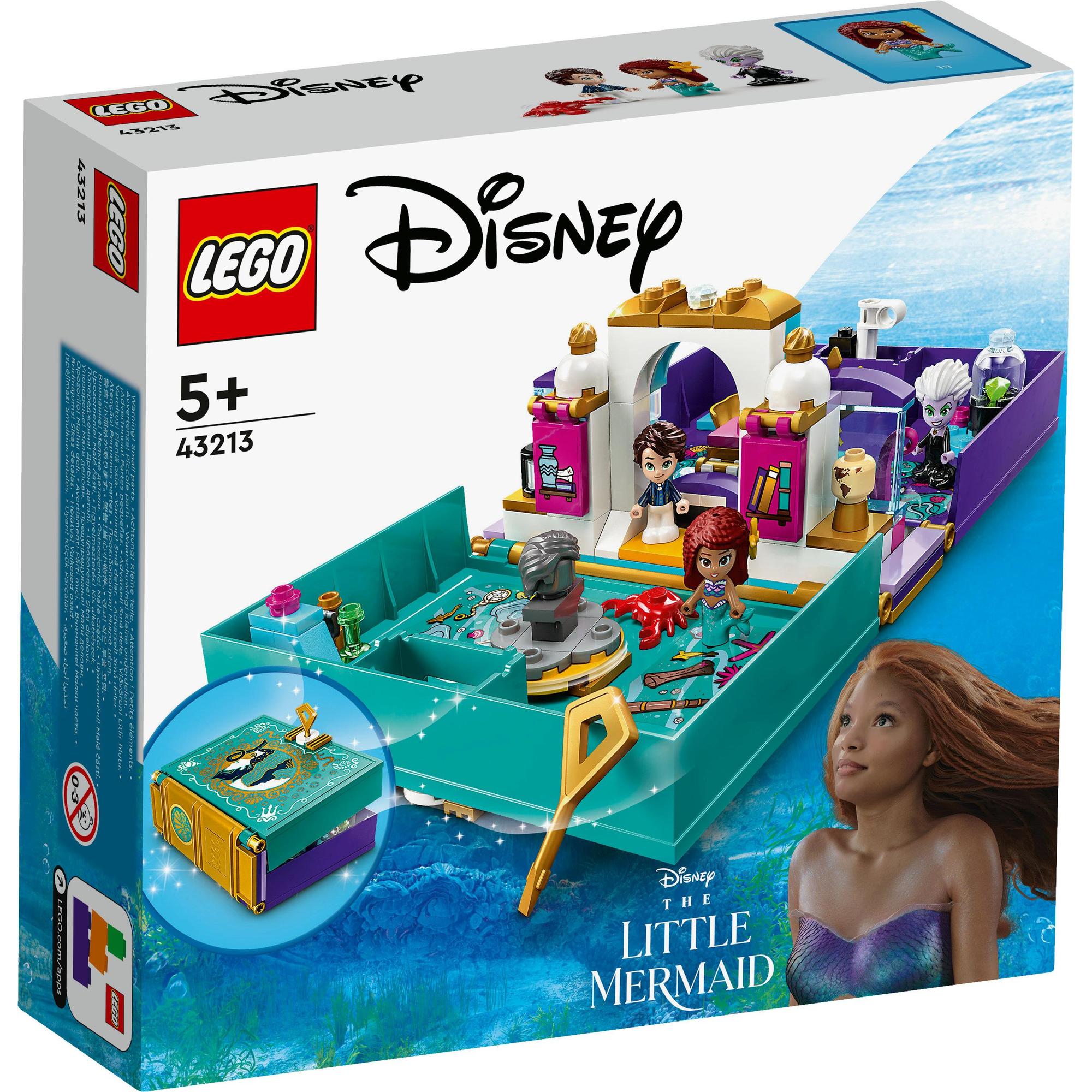 LEGO DISNEY PRINCESS 43213 Đồ Chơi Lắp Ráp Câu Chuyện Phiêu Lưu Của Nàng Tiên Cá (134 chi tiết)