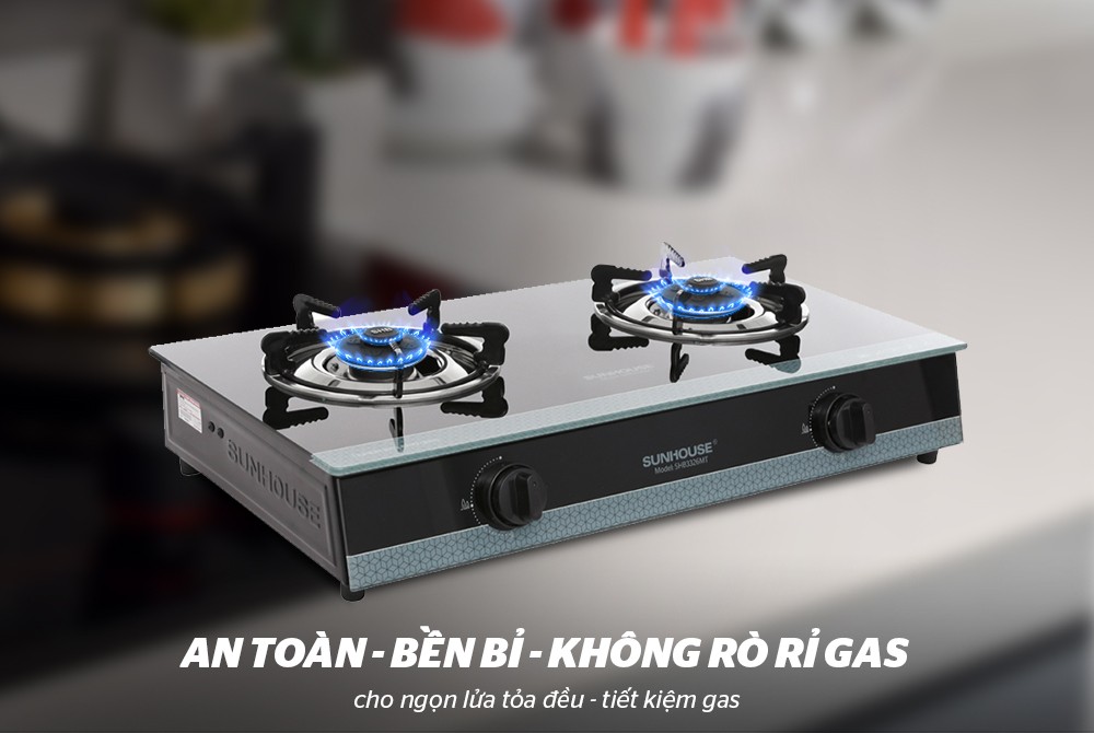 Bếp Gas Dương Kính Sunhouse SHB3326MT - Hàng chính hãng