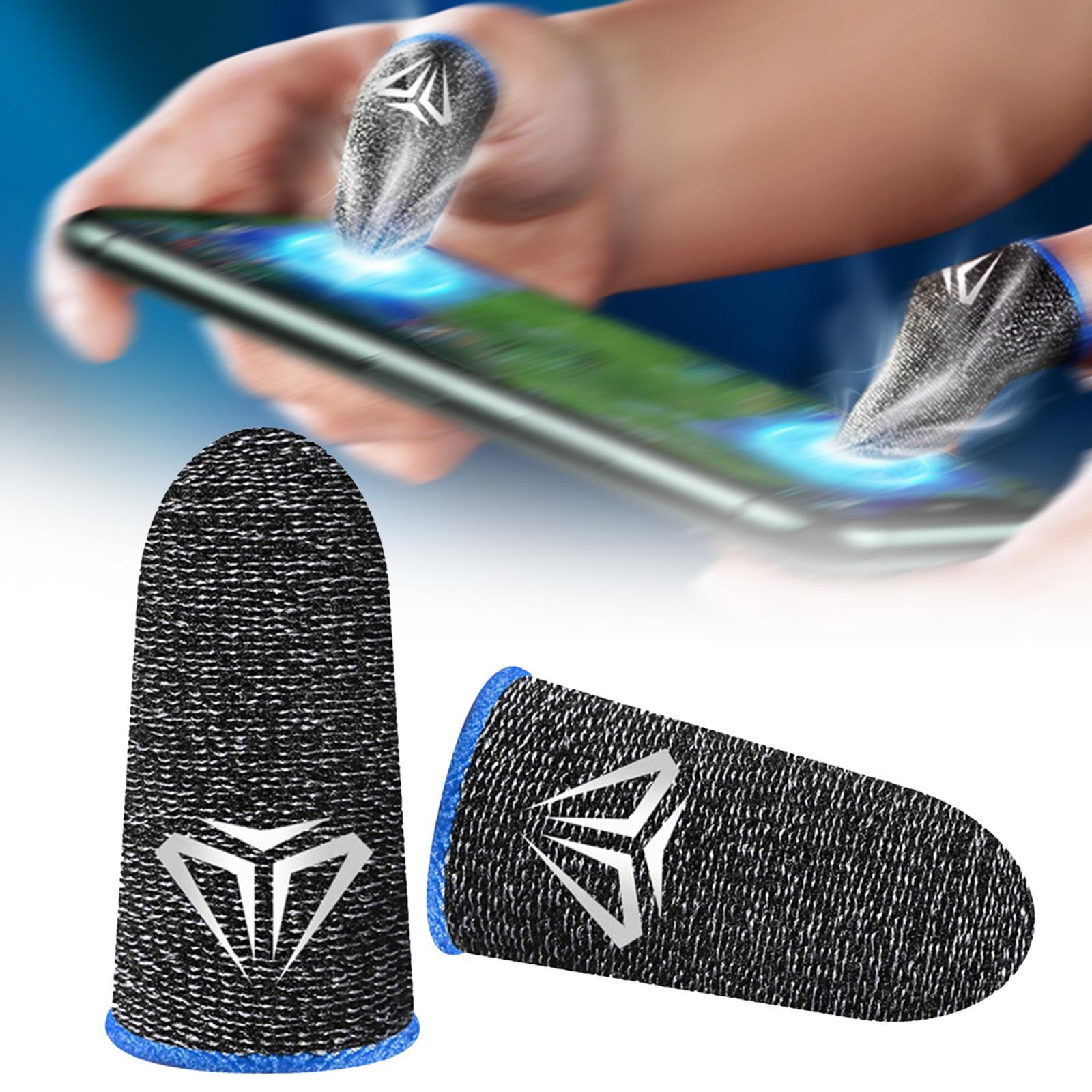 Phone Gaming Finger Sleeves Breathable Gaming Finger Sleeves for Mobile Game