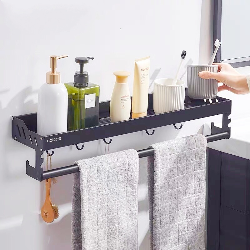 Kệ Nhà Tắm Đa Năng Dán Tường Tiện Dụng, Sơn Tĩnh Điện Cao Cấp