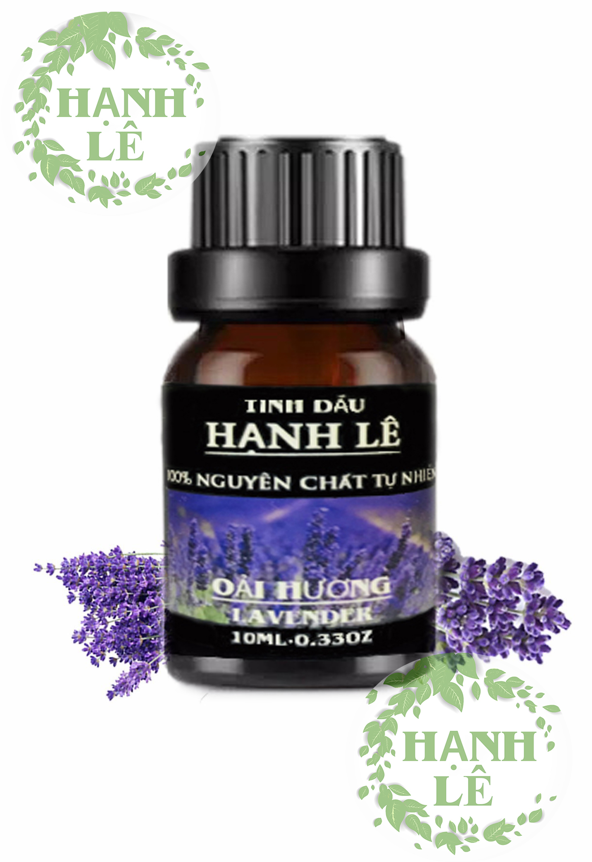 TINH DẦU OẢI HƯƠNG (LAVENDER) HẠNH LÊ 100% NGUYÊN CHẤT TỪ THIÊN NHIÊN 10ML (MUA 2SET 6 CHAI ĐƯỢC TẶNG 01 MÁY KHUẾCH TÁN TINH DẦU MÈO THẦN TÀI)