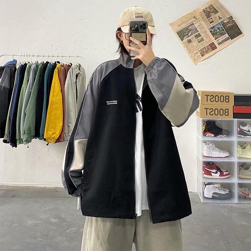 Áo Khoác Dù HEBFN LOGO Nam Nữ Ulzzang Unisex Form Rộng Bomber TRƠN Jacket