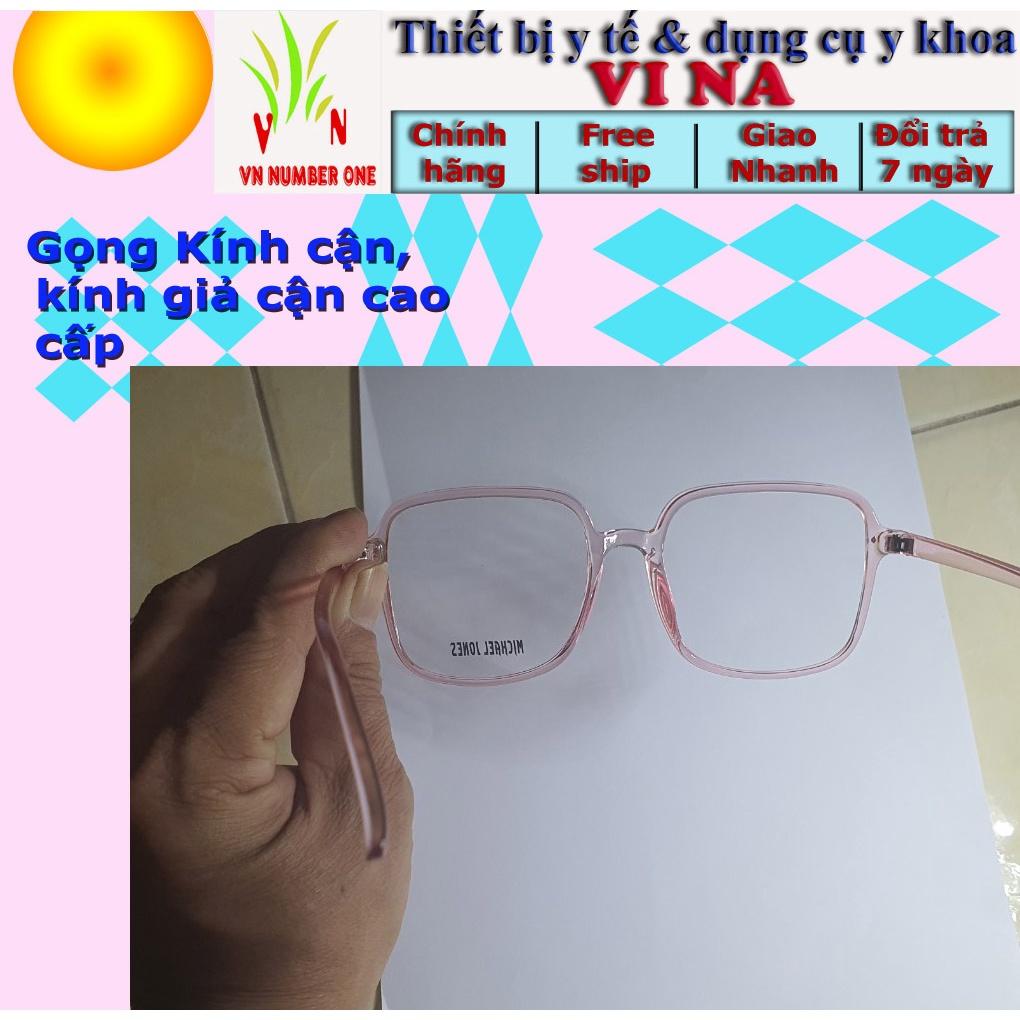 Kính giả cận thời trang cao cấp, Gọng kính cận VN1473 tròng to tròn