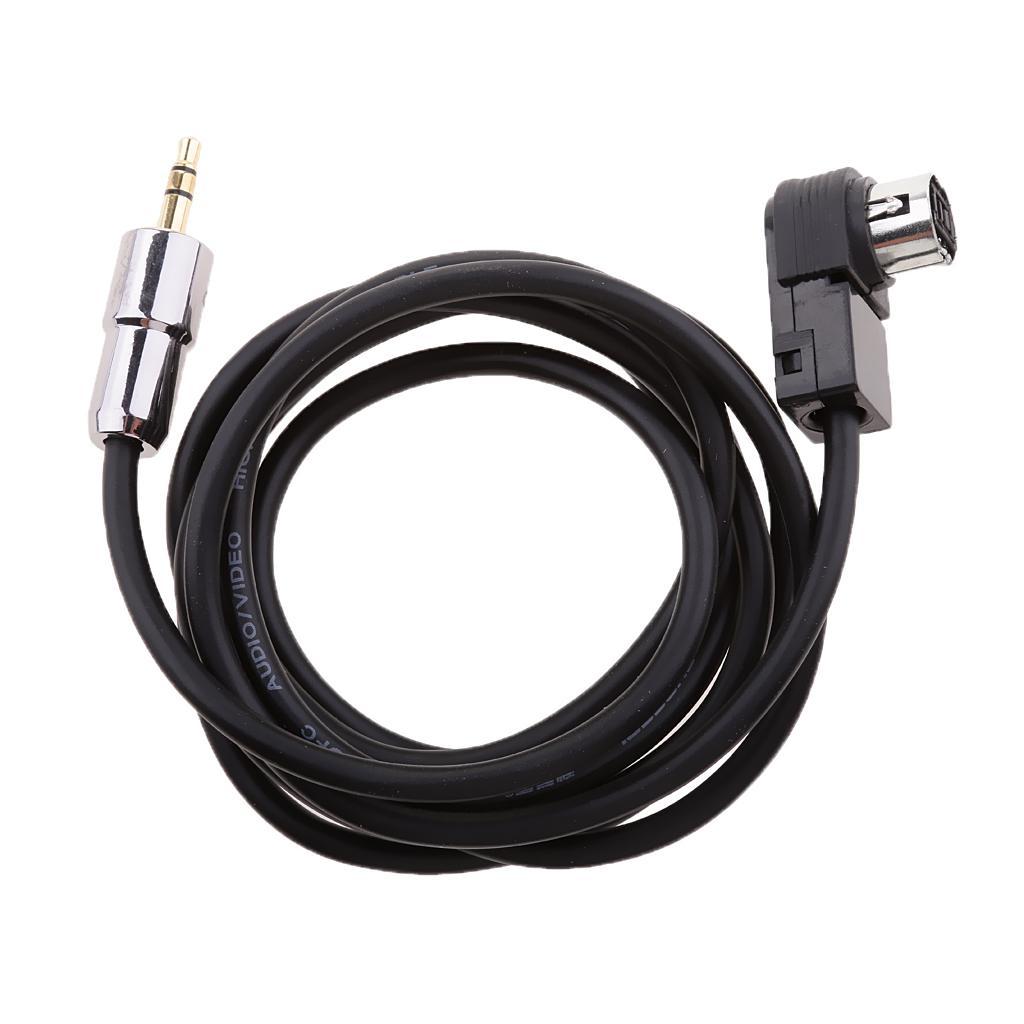 Car 3.5mm Aux-in 145mm Cable Player Interface Adapter For  KCA-121B