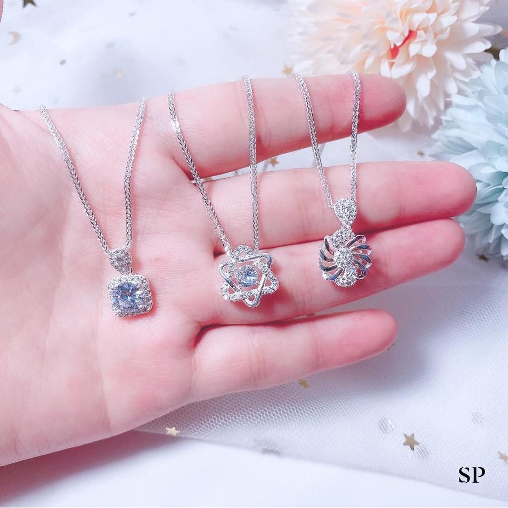 Dây chuyền nữ bạc 925, vòng cổ bạc nữ xinh xắn