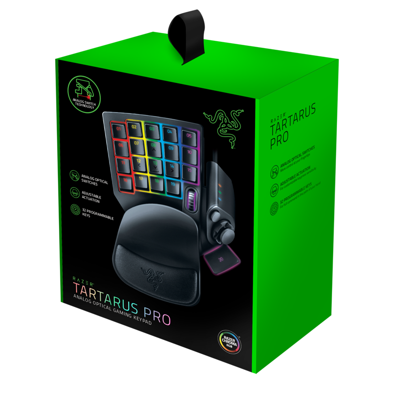 Bàn phím Razer Tartarus Pro–Analog Optical_RZ07-03110100-R3M1- Hàng chính hãng