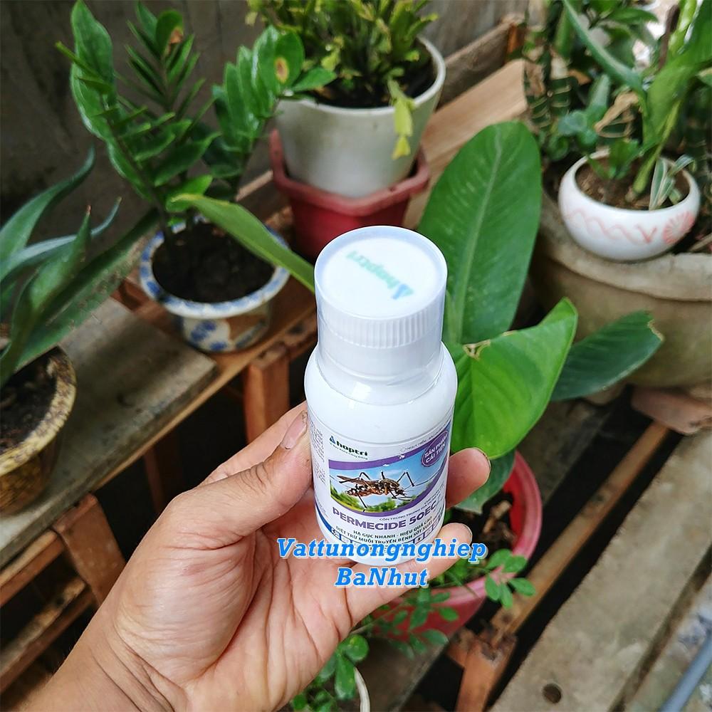 PERMECIDE 50EC - Chai 100ml (Hợp Trí) Diệt Trừ Ruồi Muỗi Và Côn Trùng - Hạ Gục Nhanh Tiêu Diệt Gọn