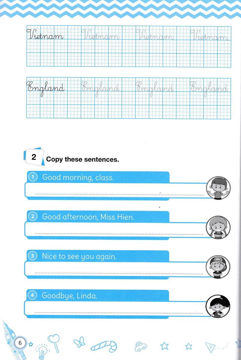 English Handwriting - Vở Tập Viết Tiếng Anh Lớp 4 - Tập 1