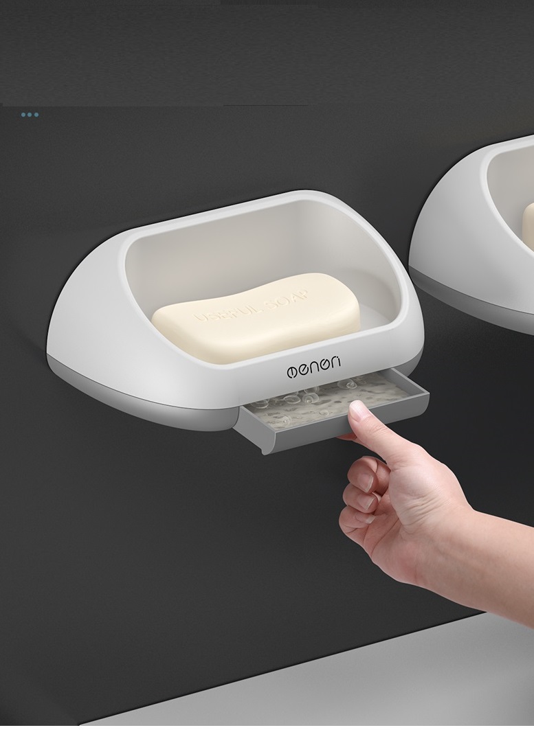Khay Đựng Xà Bông Dán Tường OENON chất liệu nhựa ABS cao cấp - OE09