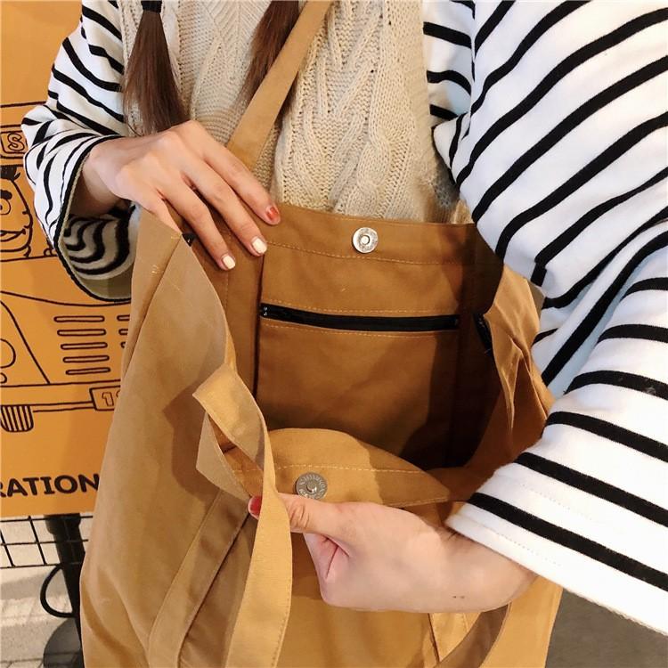 MODISTORE MD101- Túi tote basic vải mềm mẫu 2020