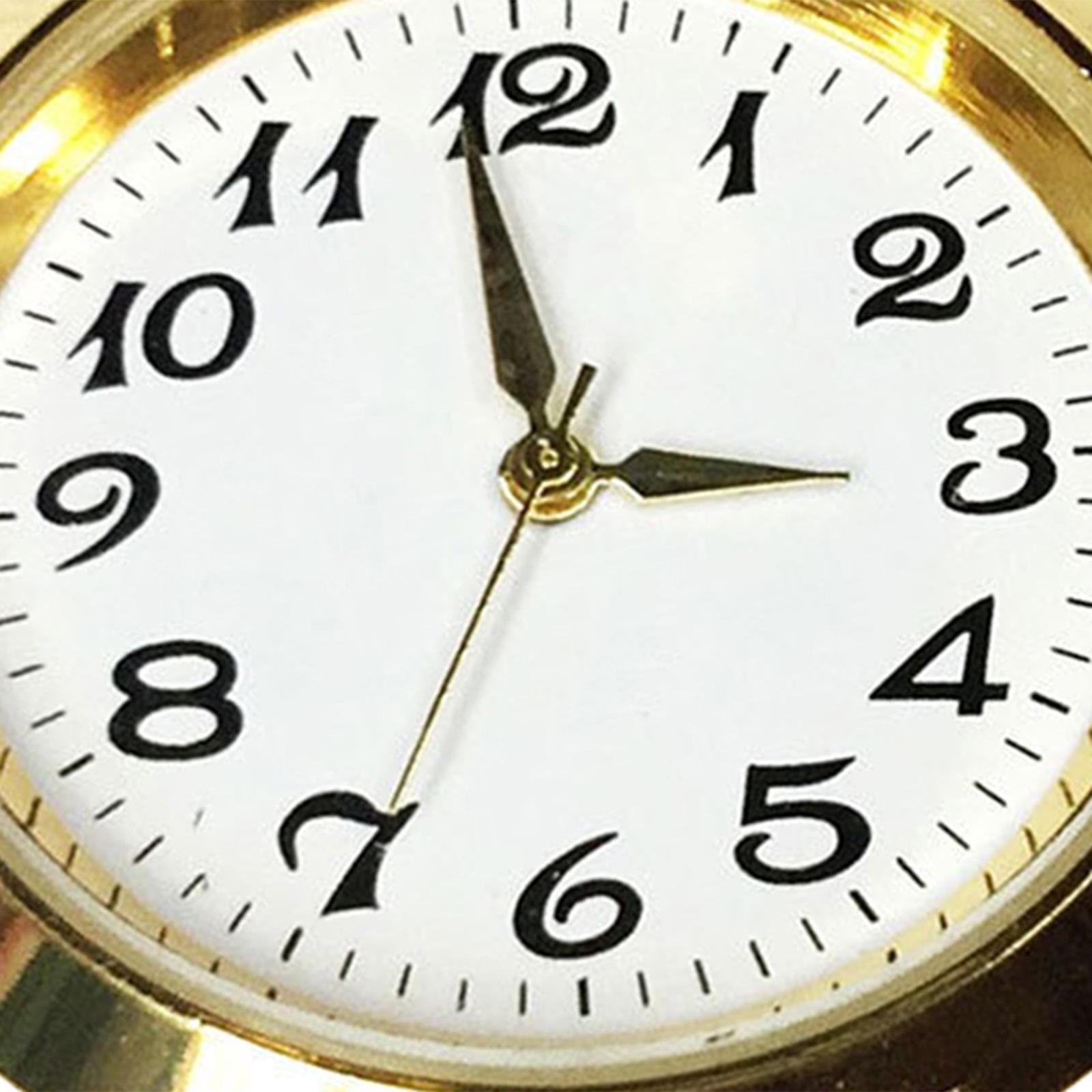 2pcs 1-7/16 Inch  Round Clock Insert Fit Diameter 1-3/8 Inch Hole