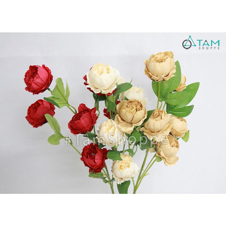 Cành hoa hồng Sapa giả cao cấp CHG-130