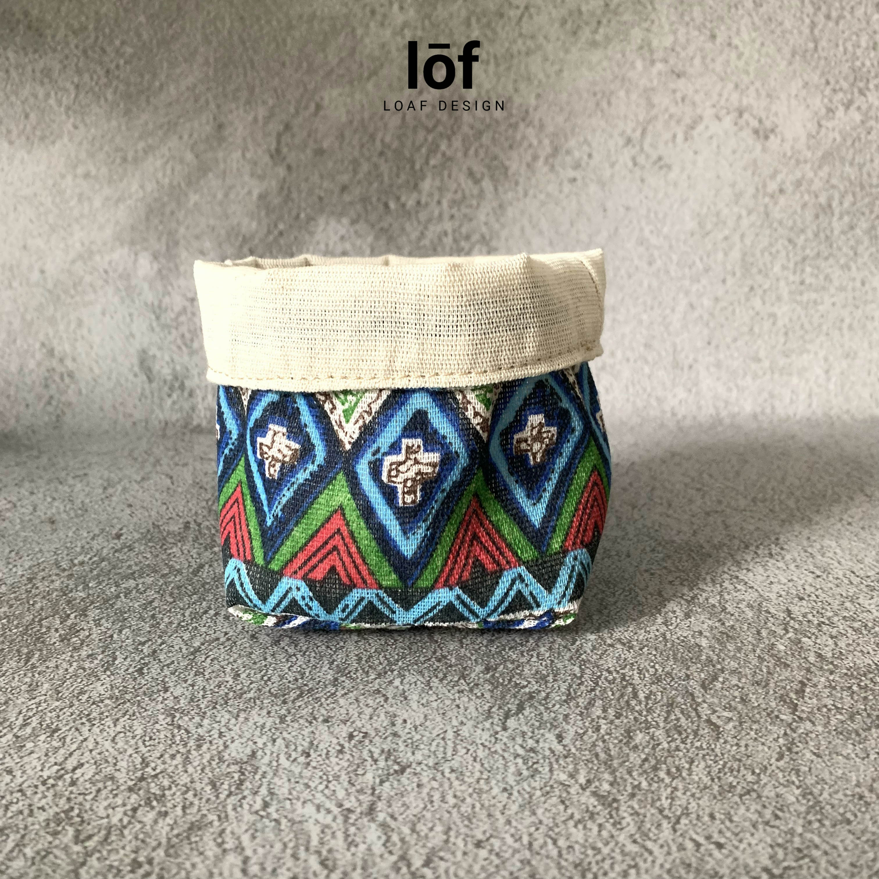 Chậu vải trồng cây để bàn Loaf Design