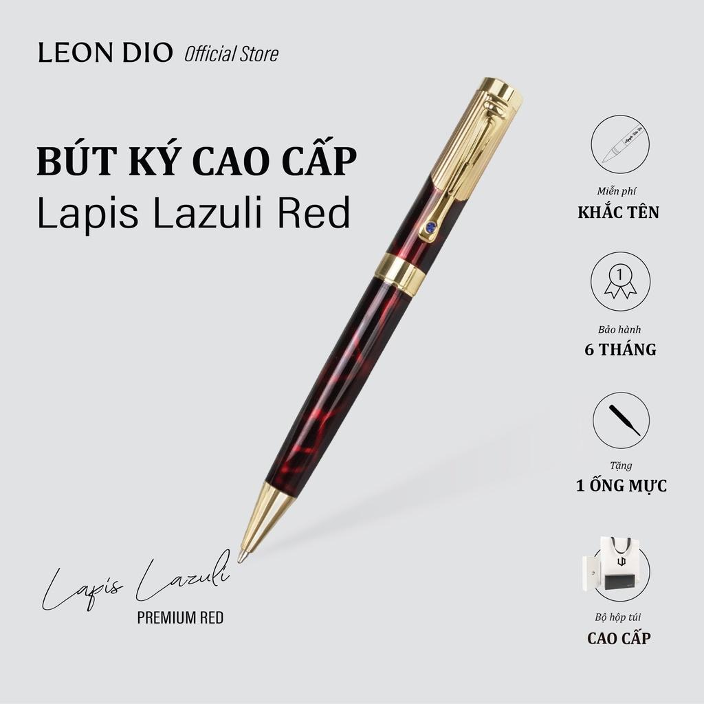 Bút Ký Tên, Viết Kí Bi Xoay Khắc Tên Theo Yêu Cầu Leon Dio The Classic Lapis Lazuli LD018 - Ngòi 1.0mm, Quà Tặng Cao Cấp
