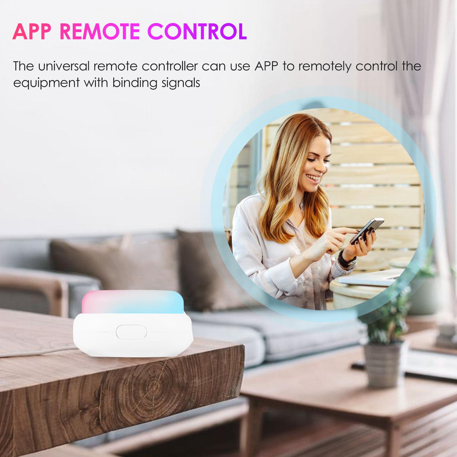 IRF Universal Remote Mobile Universal Infrared Radio Frequency Atmosphere Lamp Remote Control Air Conditioner Switch WiFi Remote Controller