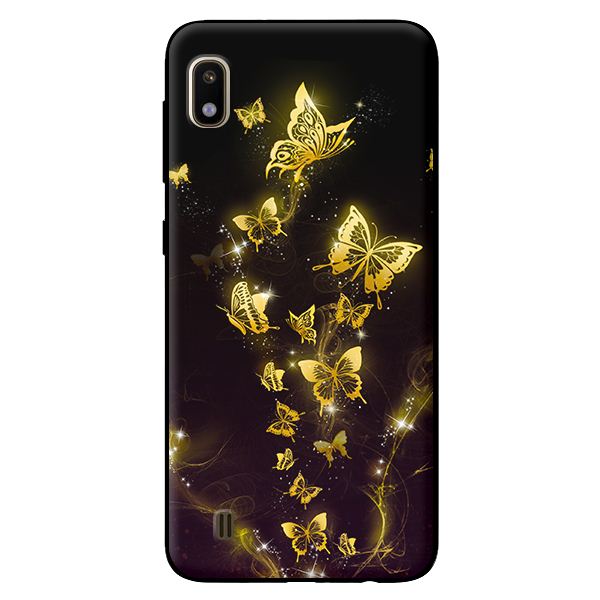 Ốp lưng cho Samsung Galaxy A10 nền bướm vàng 1 - Hàng chính hãng