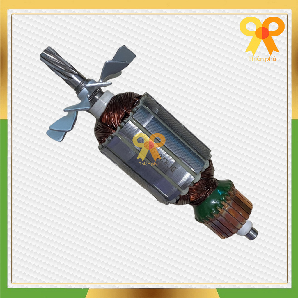 Rotor máy khoan rút lõi cho DCA AZZ90 AZZ130 - 7 Răng huyền Thân 45mm Dài 170mm