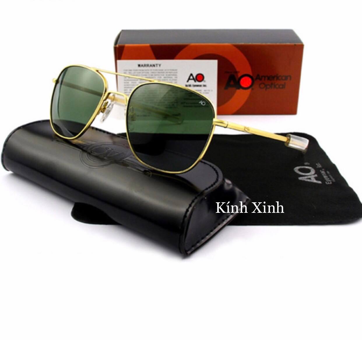 Kính râm, Kính mát Cơn AO Thời Trang Phi Công - Hàng Cao Cấp Fullbox Phụ Kiện