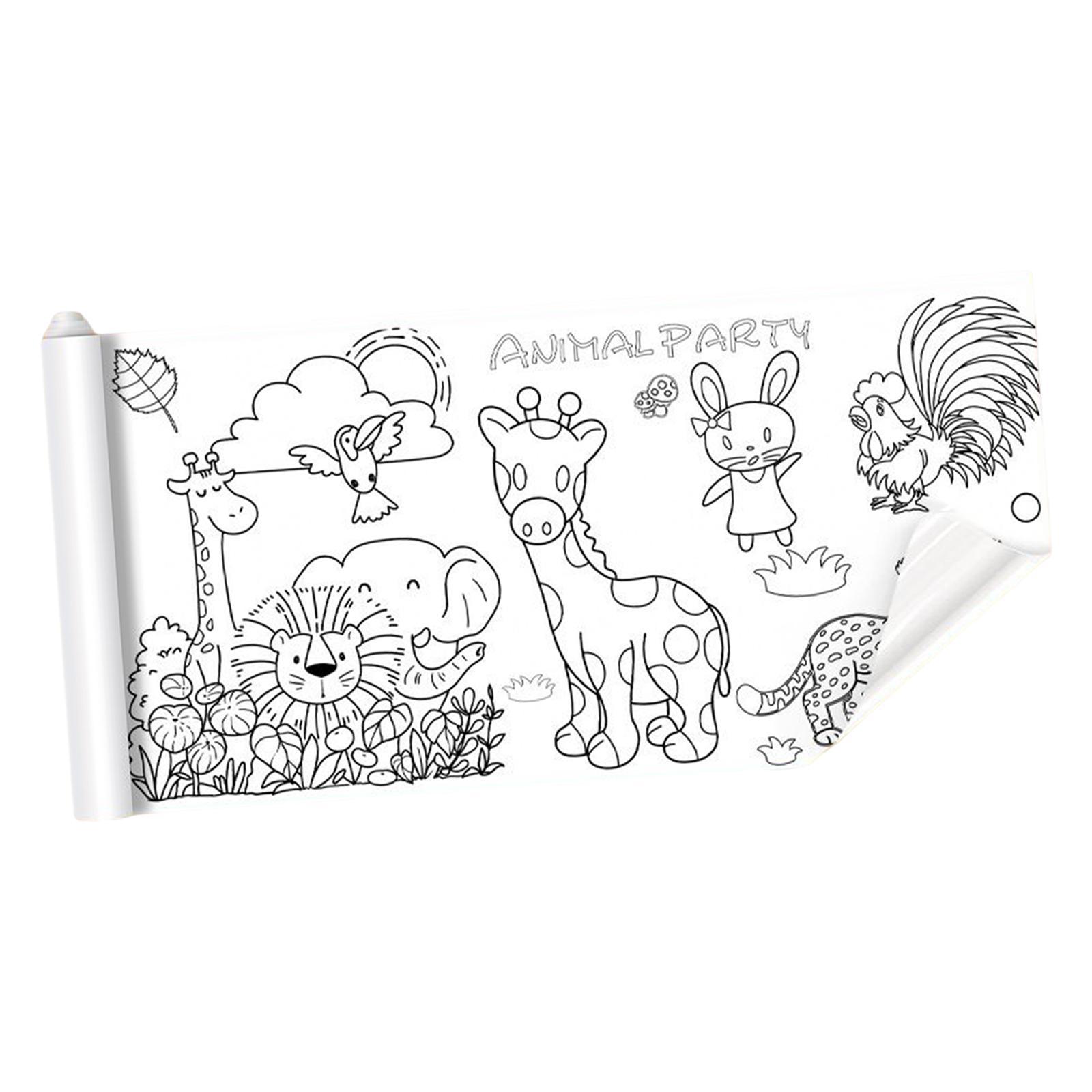 Portable Children Drawing Roll  Poster Student Children