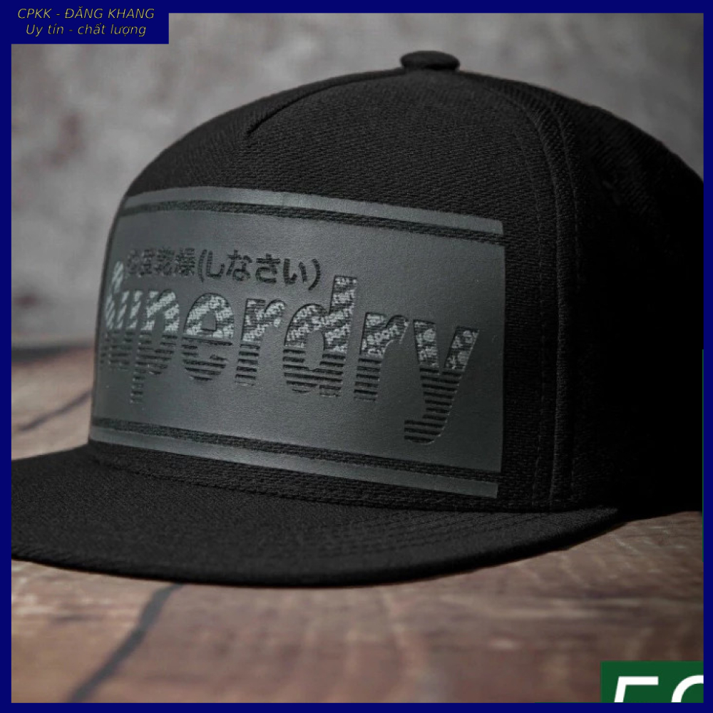 [ Miễn ship / giảm giá ] MŨ NÓN LƯỠI TRAI NAM NỮ SNAPBACK VÀNH PHẲNG SUPER DA PHỐI LƯỚI ĐEN CÁ TÍNH