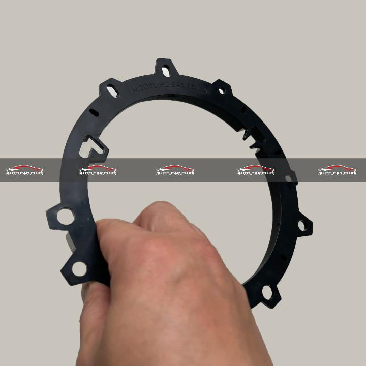 Dưỡng loa cánh ô tô 6.5 inch Vinfast VF3, VF5 nhựa PVC đen bóng hàng cao cấp loại đa năng mẫu 2025