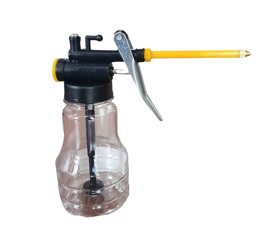Bình bơm dầu nhớt nhựa cao cấp trong suốt 250ml vòi thẳng